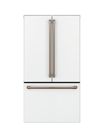CAFE *CWE23SP4MW2  23.1 Cu. Ft. French Door Counter-Depth Refrigerator - Matte White