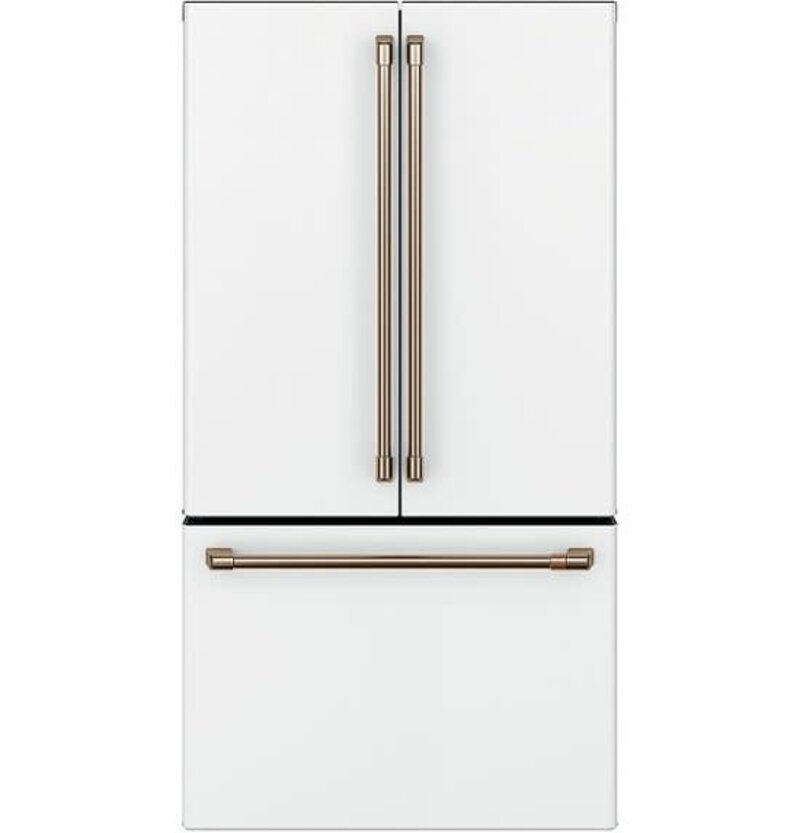 CAFE *CWE23SP4MW2  23.1 Cu. Ft. French Door Counter-Depth Refrigerator - Matte White