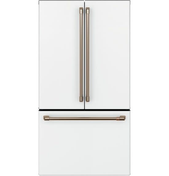 CAFE *CWE23SP4MW2  23.1 Cu. Ft. French Door Counter-Depth Refrigerator - Matte White