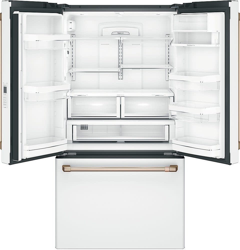 CAFE *CWE23SP4MW2  23.1 Cu. Ft. French Door Counter-Depth Refrigerator - Matte White