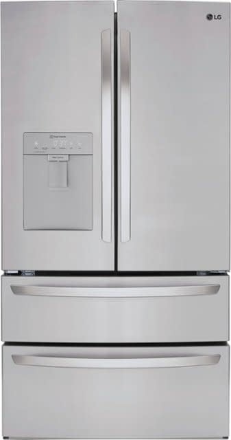LG *LG  LRMWS2906S  29 cu. ft. 4-Door French Door Refrigerator w/ External Water Dispenser, Door Cooling and Ice Maker in Stainless Steel