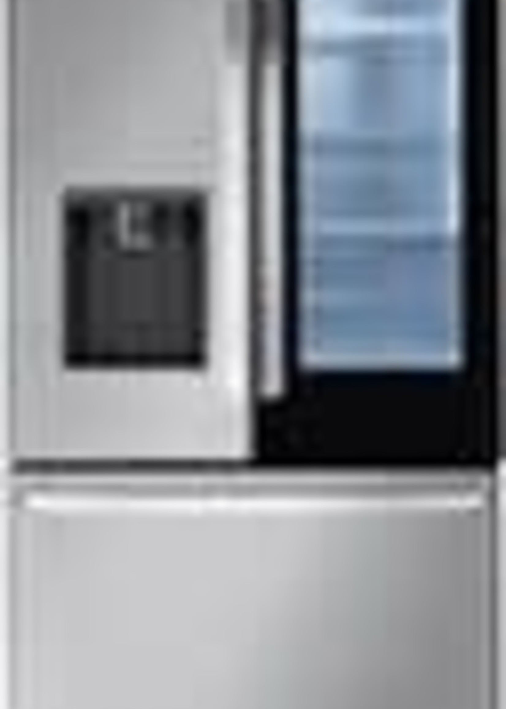 LG *LG LRFOC2606S  26 cu. ft. Smart InstaView Counter Depth MAX French Door Refrigerator in PrintProof Stainless Steel