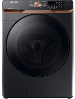Samsung *WF50BG8300AV - 5.0 Cu. Ft. High-Efficiency Stackable Smart Front Load Washer with Steam and Super Speed Wash - Brushed Black