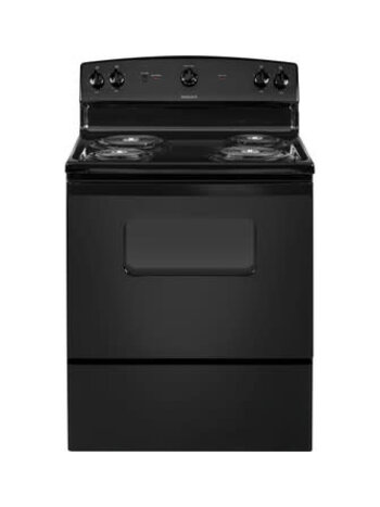 Hotpoint *RBS330DRBB  30-in 4 Elements 5-cu ft Freestanding Electric Range (Black)