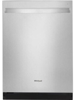 Whirlpool *WDT730HAMZ 24 in. Fingerprint Resistant Stainless Steel Top Control Dishwasher with 3rd Rack