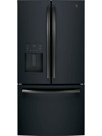 GE *GFE26JEMDS  25.6 cu. ft. French-Door Refrigerator in Black Slate, Fingerprint Resistant and ENERGY STAR