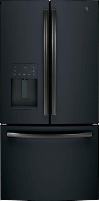 GE *GFE26JEMDS  25.6 cu. ft. French-Door Refrigerator in Black Slate, Fingerprint Resistant and ENERGY STAR