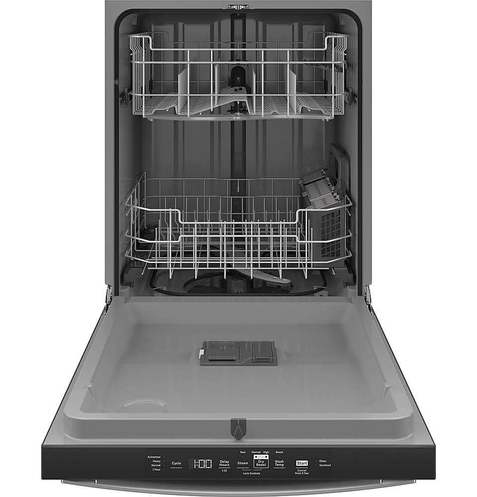 GE *GDT550PYRFS Top Control Built In Dishwasher with Sanitize Cycle and Dry Boost, 52 dBA - Stainless Steel