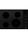 Whirlpool *Whirlpool WCE55US0HB  30 in. Radiant Electric Ceramic Glass Cooktop in Black with 4 Elements including a Dual Radiant Element
