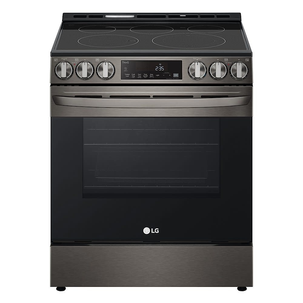 NE63B8611SG, Samsung, 6.3 cu. ft. Smart Rapid Heat Induction Slide-in  Range with Air Fry & Convection+ in Black Stainless Steel