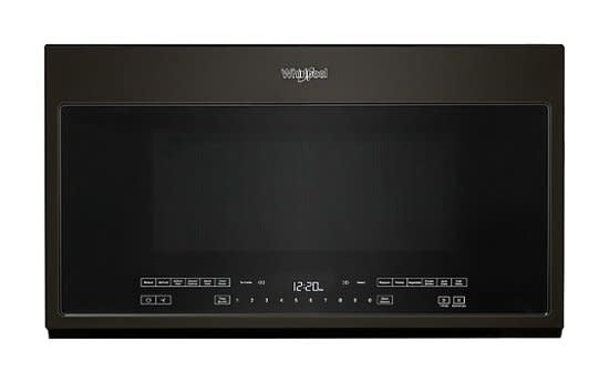 Whirlpool *Whirlpool WMH54521JV   2.1 Cu. Ft. Over-the-Range Microwave with Sensor and Steam Cooking - Black Stainless Steel