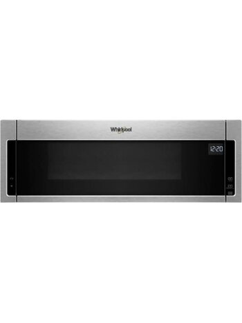 Whirlpool *WML55011HS  1.1 Cu. Ft. Low Profile Over-the-Range Microwave Hood Combination - Stainless steel