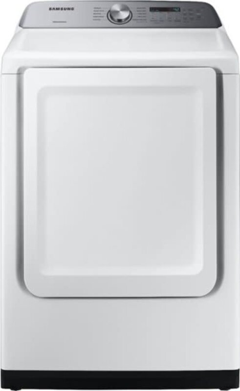 Samsung **Samsung DVE50R5200W   7.4-cu ft Electric Dryer (White)