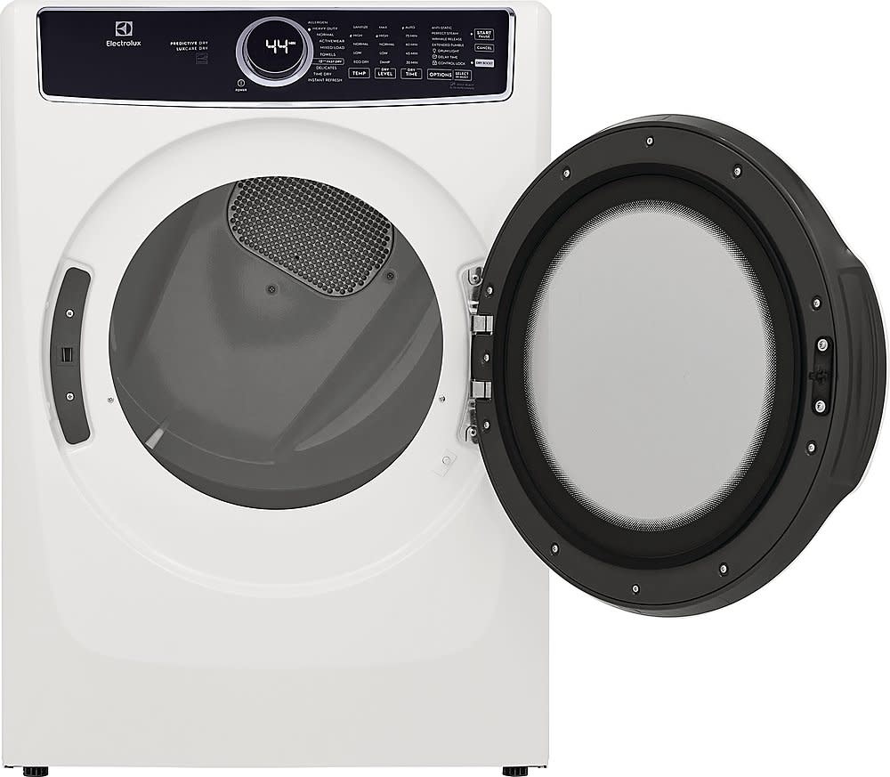 Electrolux *ELFE7537AW 8.0 Cu. Ft. Stackable Electric Dryer with Steam and LuxCare Dry System - White