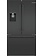 Bosch *B36FD50SNB  500 Series 26 cu ft 3-Door French Door Refrigerator in Black Stainless Steel with Ice and Water, Freezer, Standard Depth