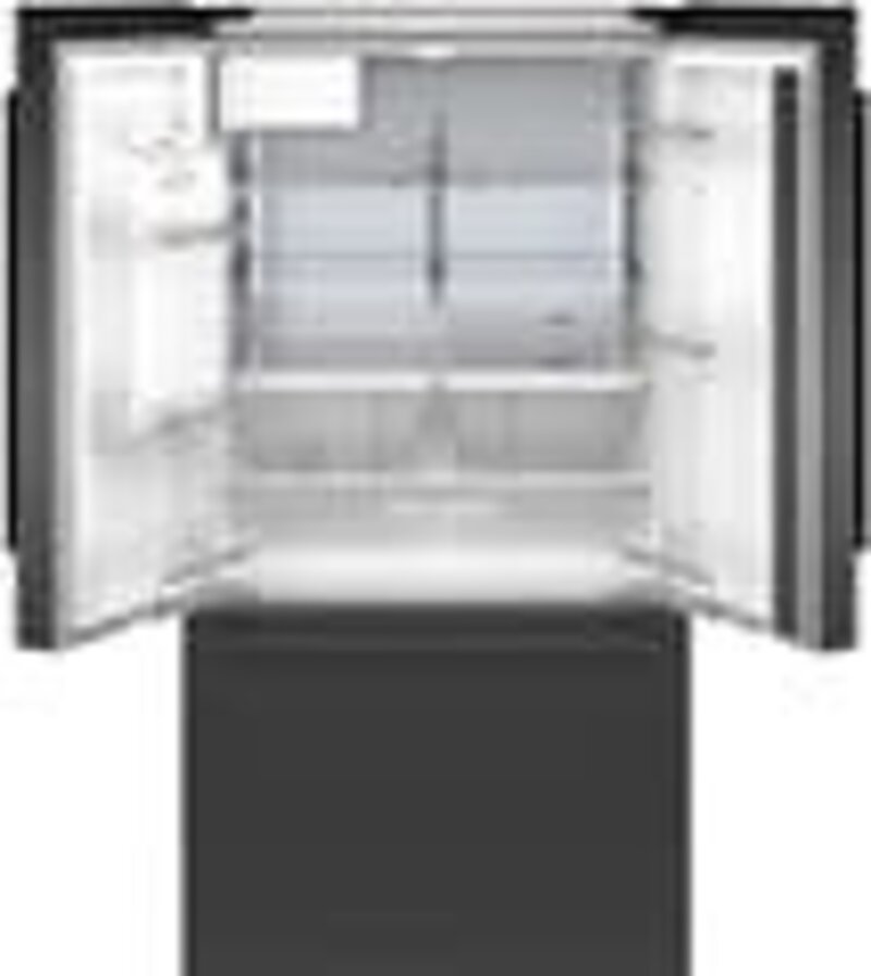 Bosch *B36FD50SNB  500 Series 26 cu ft 3-Door French Door Refrigerator in Black Stainless Steel with Ice and Water, Freezer, Standard Depth