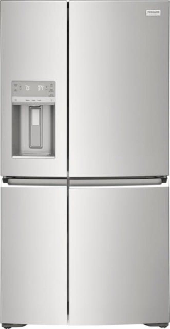 Frigidaire *GRQC2255BF  -Gallery 36 in. 22 cu. ft. Counter-Depth 4-Door Refrigerator in Smudge-Proof Stainless Steel, ENERGY STAR