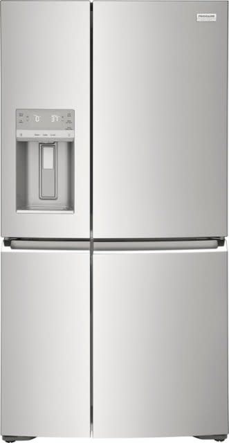 Frigidaire *GRQC2255BF  -Gallery 36 in. 22 cu. ft. Counter-Depth 4-Door Refrigerator in Smudge-Proof Stainless Steel, ENERGY STAR