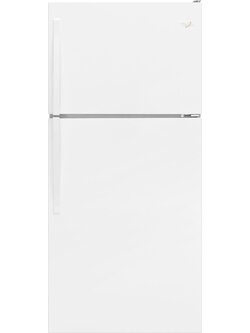 Whirlpool *WRT318FZDW 18.2-cu ft Standard-Depth 30-in Wide Top-Freezer Refrigerator ( White