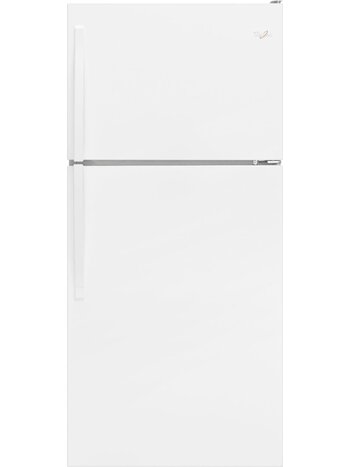 Whirlpool *WRT318FZDW 18.2-cu ft Standard-Depth 30-in Wide Top-Freezer Refrigerator ( White