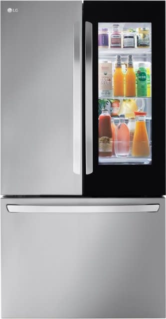 LG *LRFGC2706S   InstaView 26.5-cu ft Counter-depth Smart French Door Refrigerator with Ice Maker (Stainless Steel) ENERGY STAR
