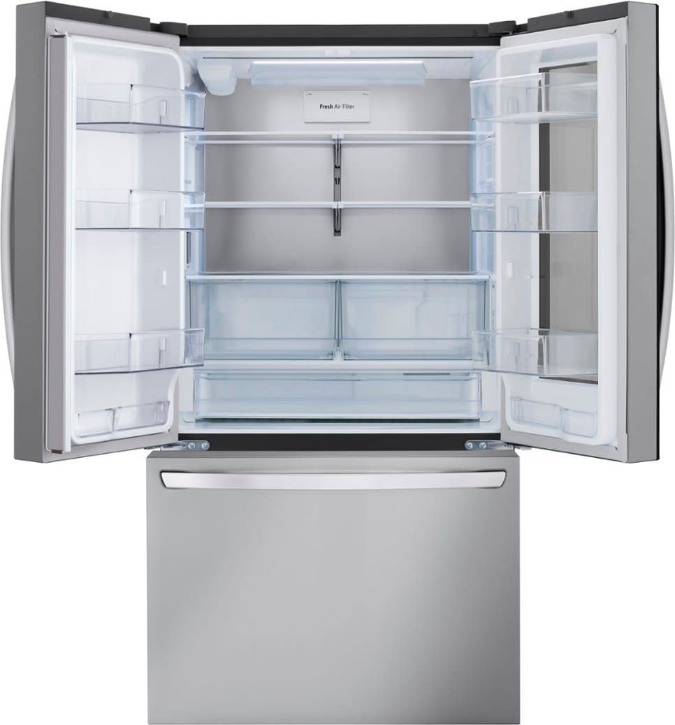 LG *LRFGC2706S   InstaView 26.5-cu ft Counter-depth Smart French Door Refrigerator with Ice Maker (Stainless Steel) ENERGY STAR