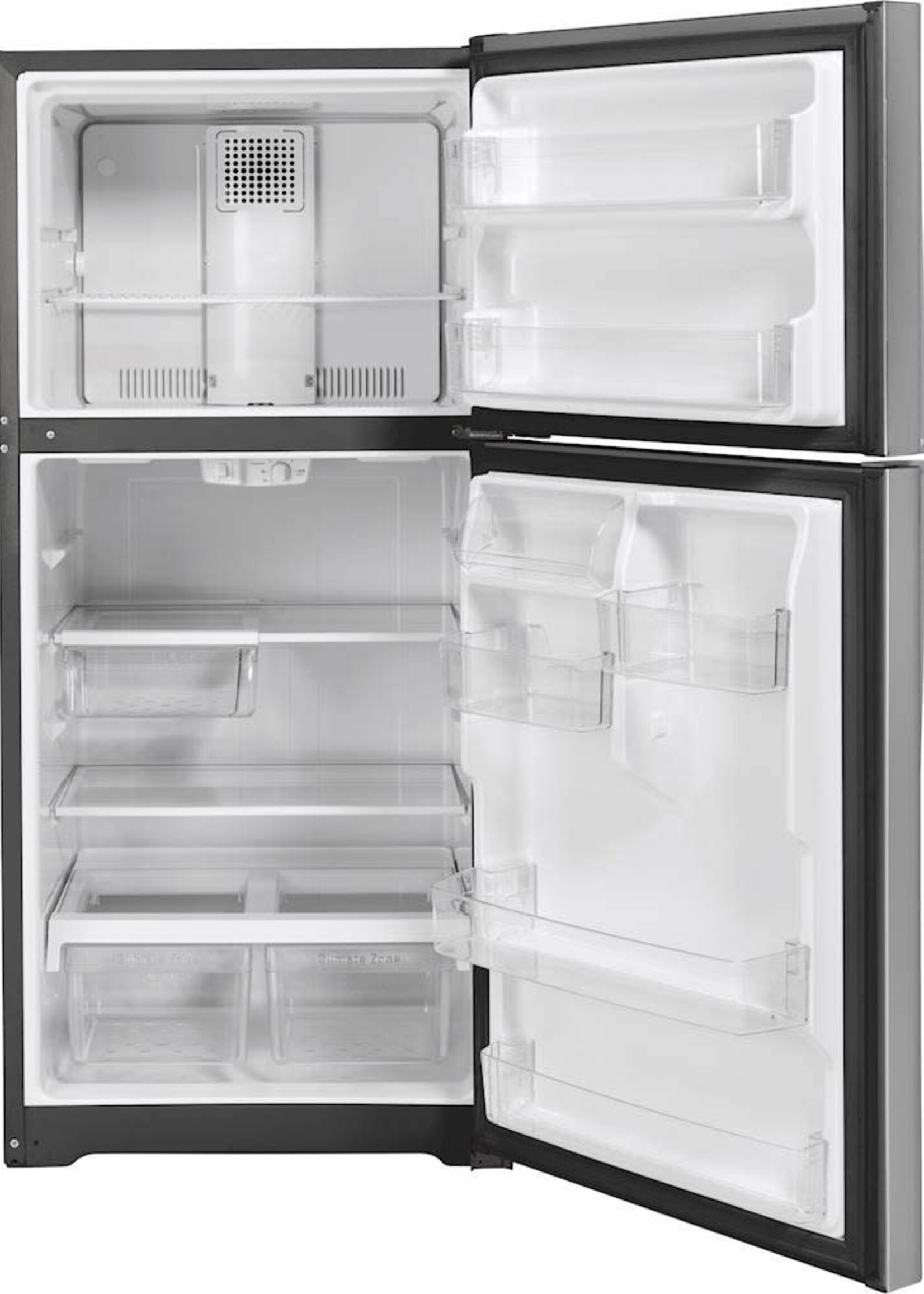 GE *GE GTE19JSNRSS 19.2 Cu. Ft. Top-Freezer Refrigerator   Stainless steel