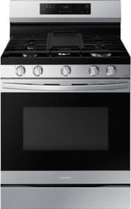 Samsung *NX60A6511SS   6.0 cu. ft. Freestanding Gas Range with WiFi, No-Preheat Air Fry & Convection - Fingerprint Resistant Stainless Steel