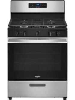 Whirlpool *WFG505M0MS  5.1 Cu. Ft. Freestanding Gas Range with Edge to Edge Cooktop - Stainless steel
