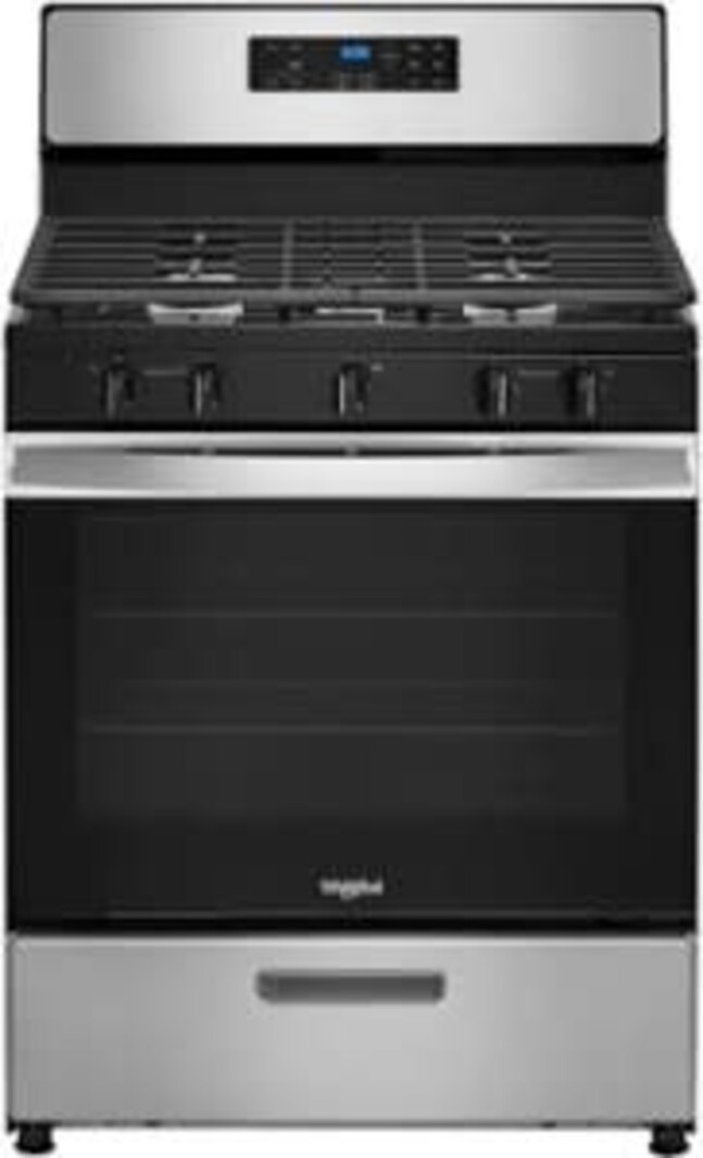Whirlpool *WFG505M0MS  5.1 Cu. Ft. Freestanding Gas Range with Edge to Edge Cooktop - Stainless steel