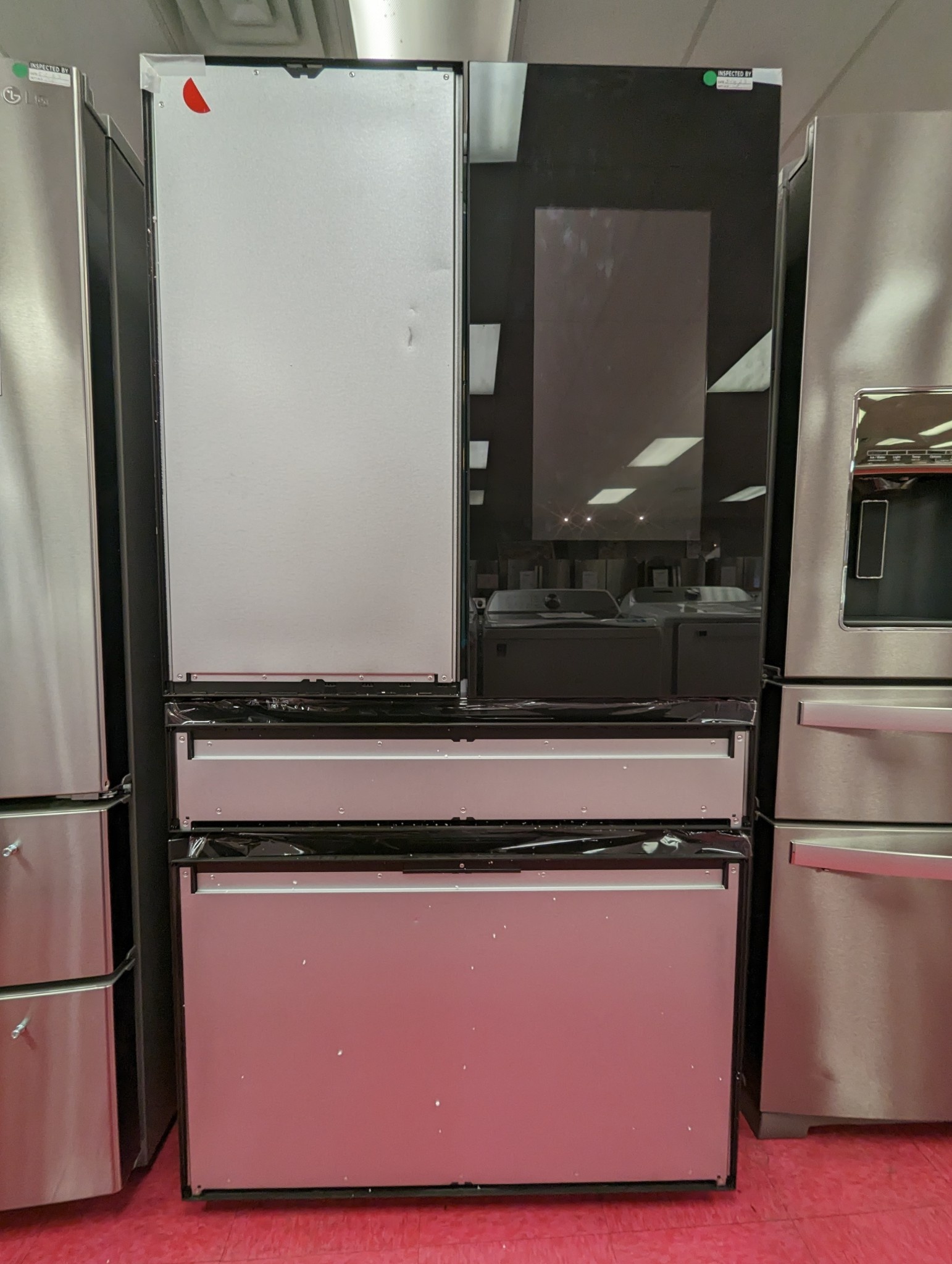 Samsung *RF29BB8900ACAA  Bespoke 28.6-cu ft 4-Door Smart French Door Refrigerator with Dual Ice Maker and Door within Door (3 Panels Sold Separately) ENERGY STAR