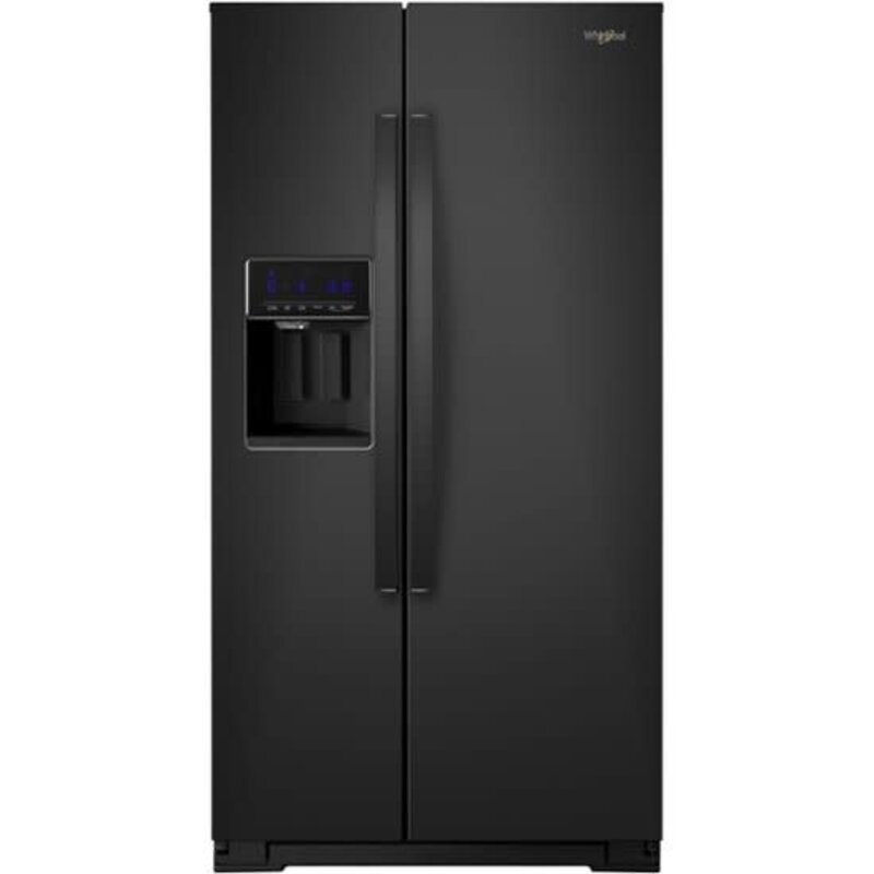 Whirlpool *Whirlpool WRS571CIHB  20.6 Cu. Ft. Side-by-Side Counter-Depth Refrigerator - Black