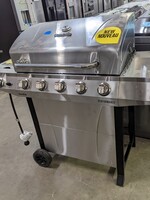 CHAR-BROIL *Char-Broil 463448021  Performance Series Silver 5-Burner Liquid Propane Gas Grill with 1 Side Burner