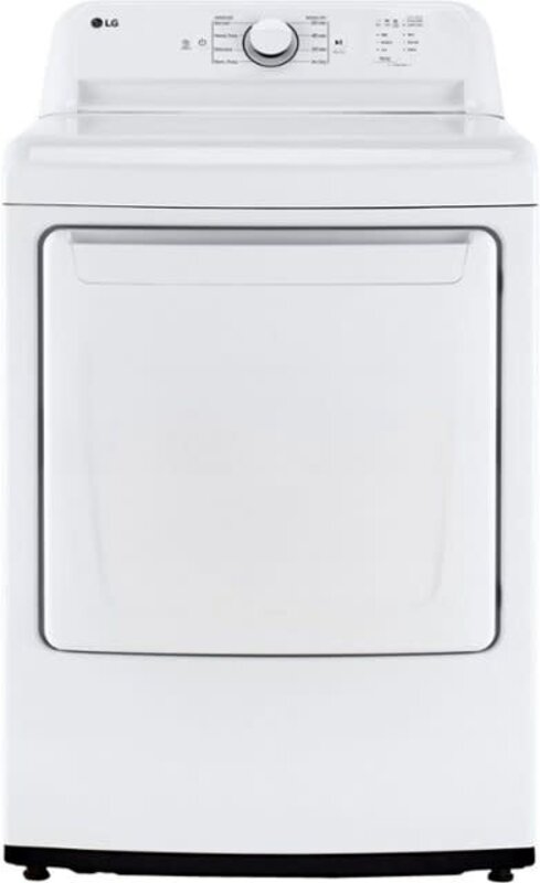 LG *LG DLE6100W  7.3 Cu. Ft. Smart Electric Dryer with Sensor Dry - White