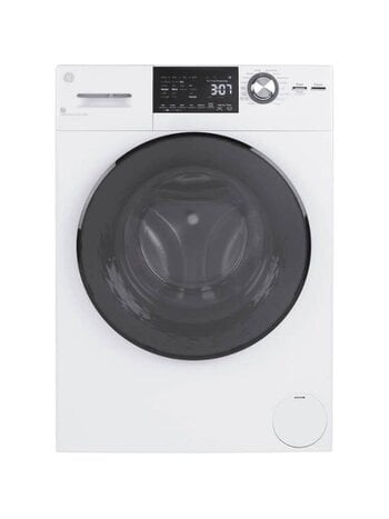 GE *GFQ14ESSNWW 2.4-cu ft Capacity White Ventless All-in-One Washer Dryer Steam Cycle