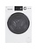 GE *GFQ14ESSNWW 2.4-cu ft Capacity White Ventless All-in-One Washer Dryer Steam Cycle