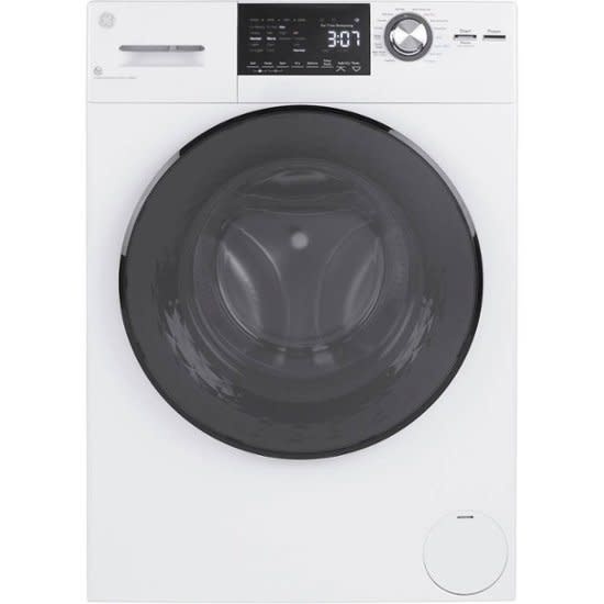 GE *GE GFQ14ESSNWW 2.4-cu ft Capacity White Ventless All-in-One Washer Dryer Steam Cycle