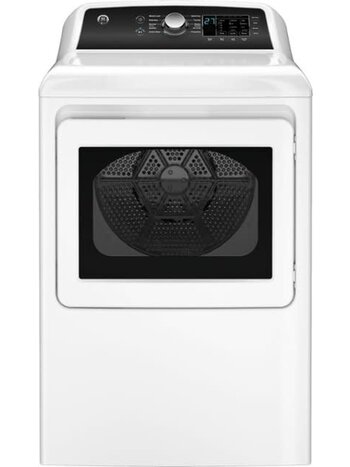 GE *GTD58EBSVWS 7.4 cu. ft. Capacity with Sensor Dry Electric Dryer - White