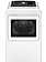 GE *GTD58EBSVWS 7.4 Cu. Ft. Top Load Electric Dryer with Sensor Dry - White on White
