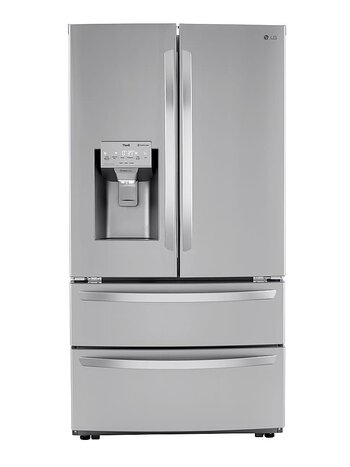 LG *LRMXS2806S 27.8-cu ft 4-Door French Door Refrigerator with Dual Ice Maker (Fingerprint Resistant Steel) ENERGY STAR