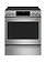 CAFE *CES700P2MS1 30-in Smooth Surface 5 Elements 5.7-cu ft Self-Cleaning Air Fry Convection Oven Slide-in Smart Electric Range (Stainless Steel)