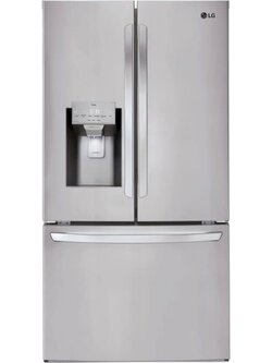 LG *LRFS28XBS  27.7-cu ft Smart French Door Refrigerator with Ice Maker (Fingerprint Resistant) ENERGY STAR