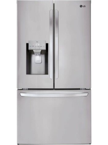 LG *LG  LRFS28XBS  27.7-cu ft Smart French Door Refrigerator with Ice Maker (Fingerprint Resistant) ENERGY STAR