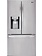 LG *LG  LRFS28XBS  27.7-cu ft Smart French Door Refrigerator with Ice Maker (Fingerprint Resistant) ENERGY STAR