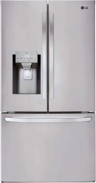 LG *LRFS28XBS  27.7-cu ft Smart French Door Refrigerator with Ice Maker (Fingerprint Resistant) ENERGY STAR