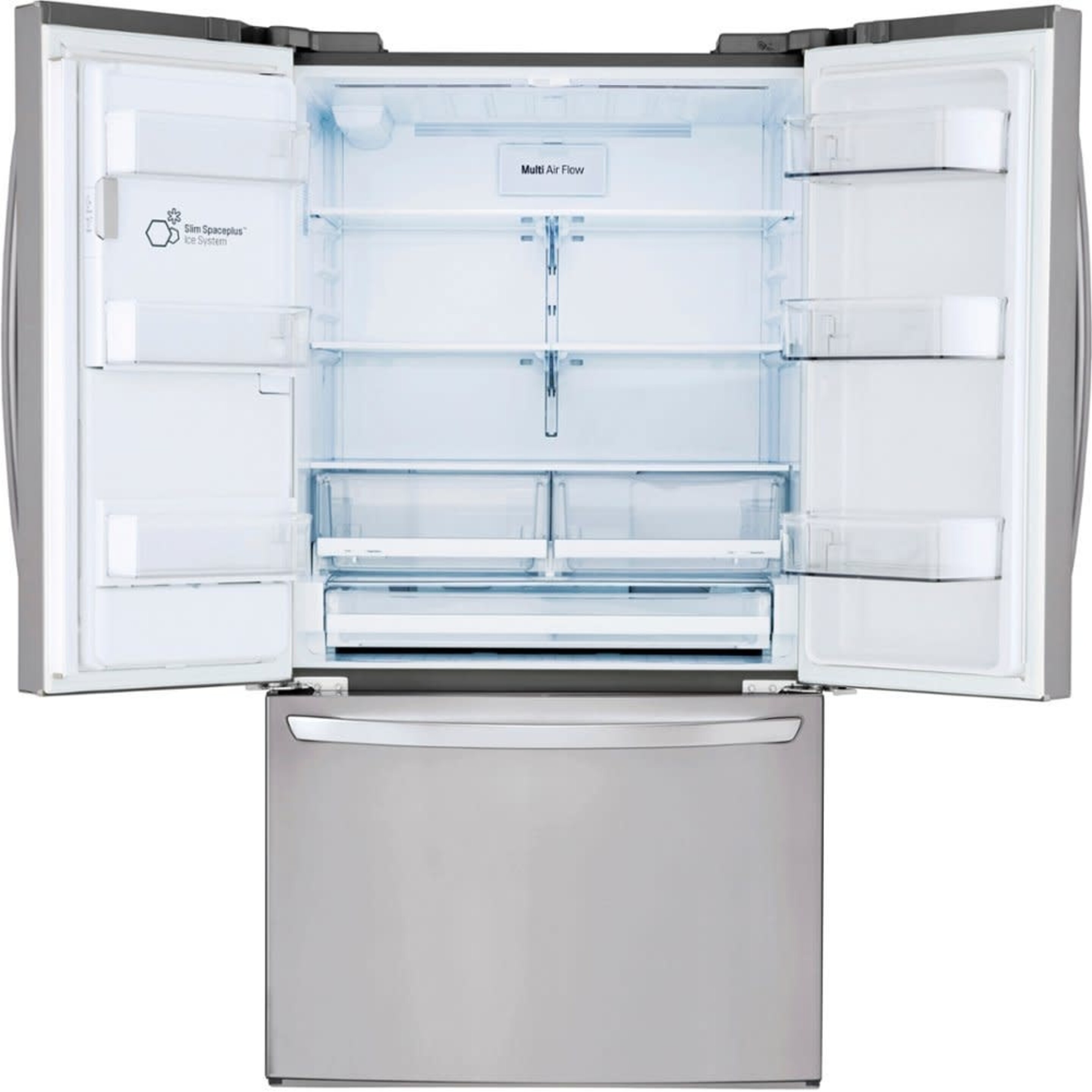 *LG LRFS28XBS 27.7cu ft Smart French Door Refrigerator with Ice Maker (Fingerprint Resistant