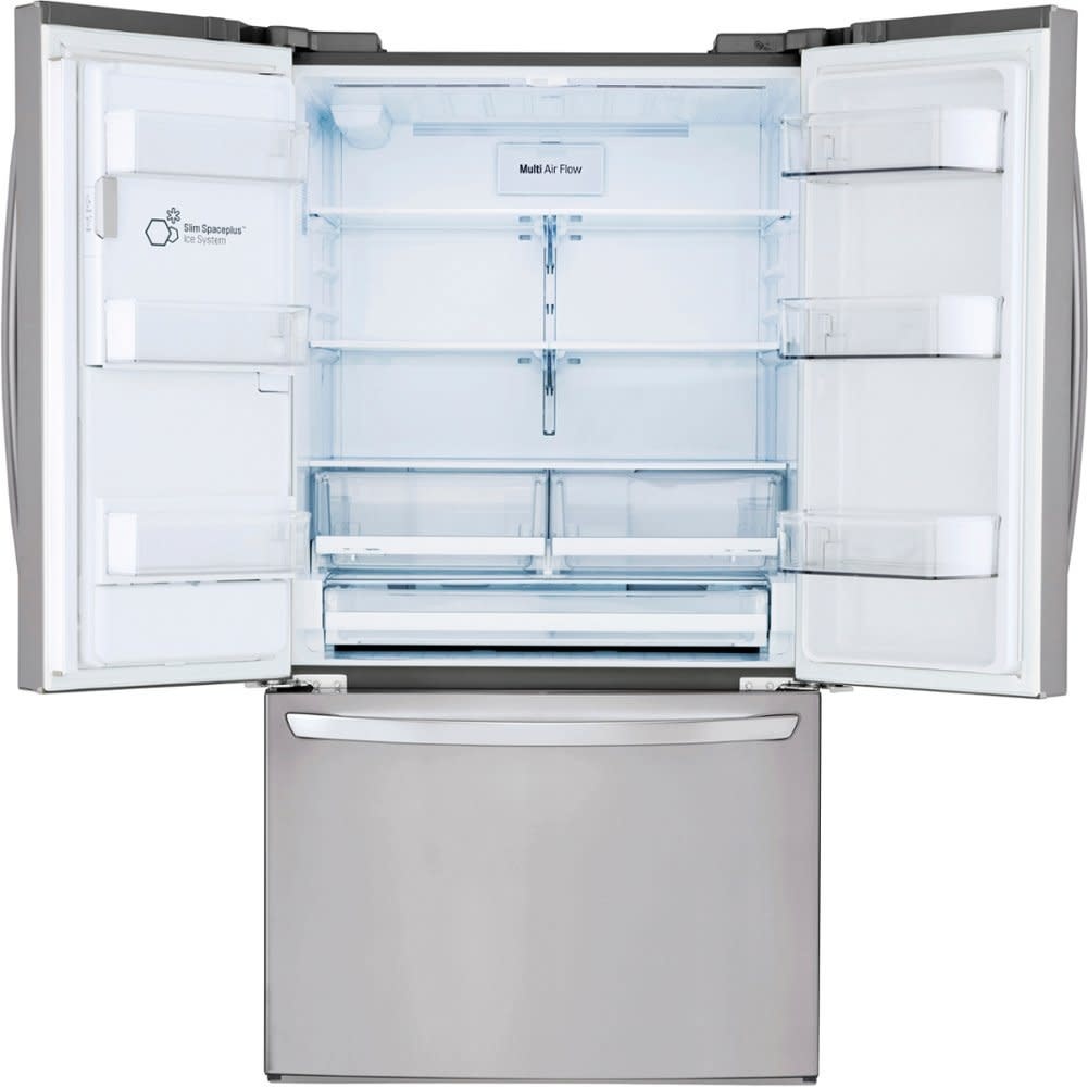 LG *LRFS28XBS  27.7-cu ft Smart French Door Refrigerator with Ice Maker (Fingerprint Resistant) ENERGY STAR
