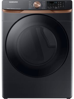Samsung *DVE50BG8300VA 7.5 cu. ft. Smart Electric Dryer with Steam Sanitize+ and Sensor Dry - Brushed black