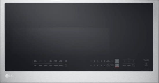 LG MVEL2033F  *  Smart 30 in. W 2 cu. ft. Over the Range Microwave with EasyClean 1,050-Watt in PrintProof Stainless Steel