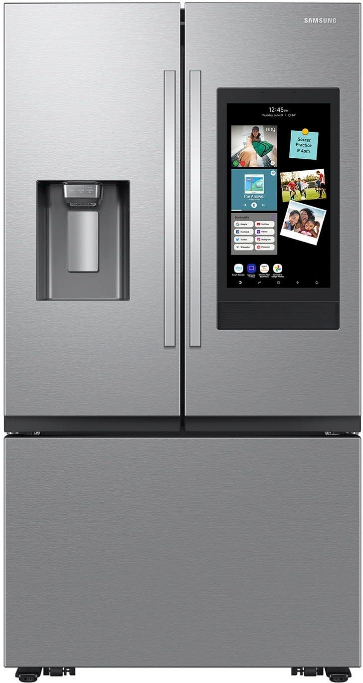 Samsung *Samsung RF27CG5900SR 25 cu. ft. Mega Capacity 3-Door French Door Counter Depth Refrigerator with Family Hub - Stainless Steel